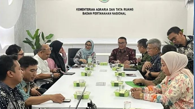Wako Alfin Sambangi Kementerian ATR / BPN, Perjuangkan Kota Sungai Penuh Jadi Pusat Kegiatan Wilayah