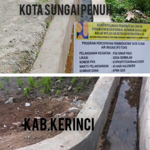 Masyarakat Kerinci dan Sungai Penuh Ucapkan Terima Kasih, P3-TGAI Bawa Manfaat Besar bagi Petani