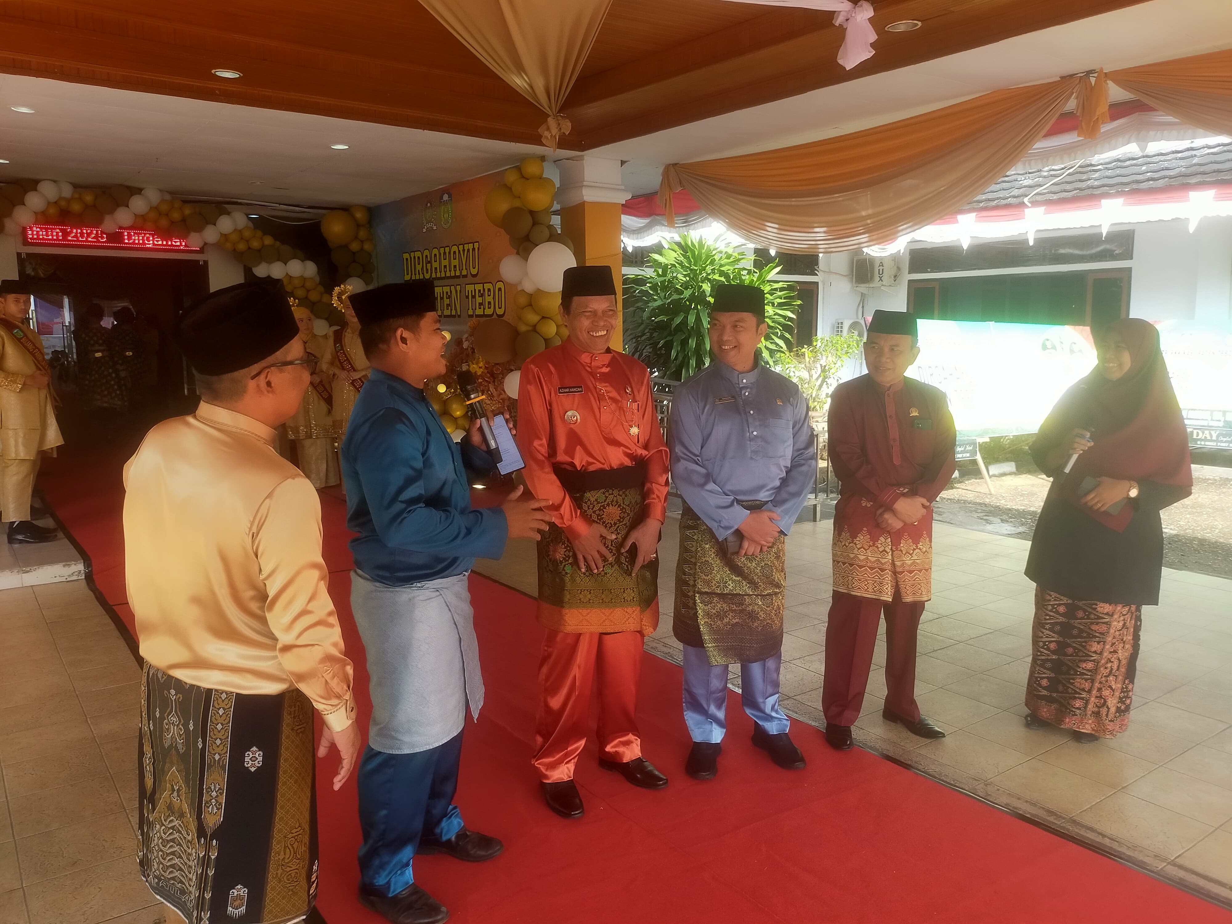 Wawako Azhar Hamzah Hadiri Rapat Paripurna HUT Kabupaten Tebo ke-26