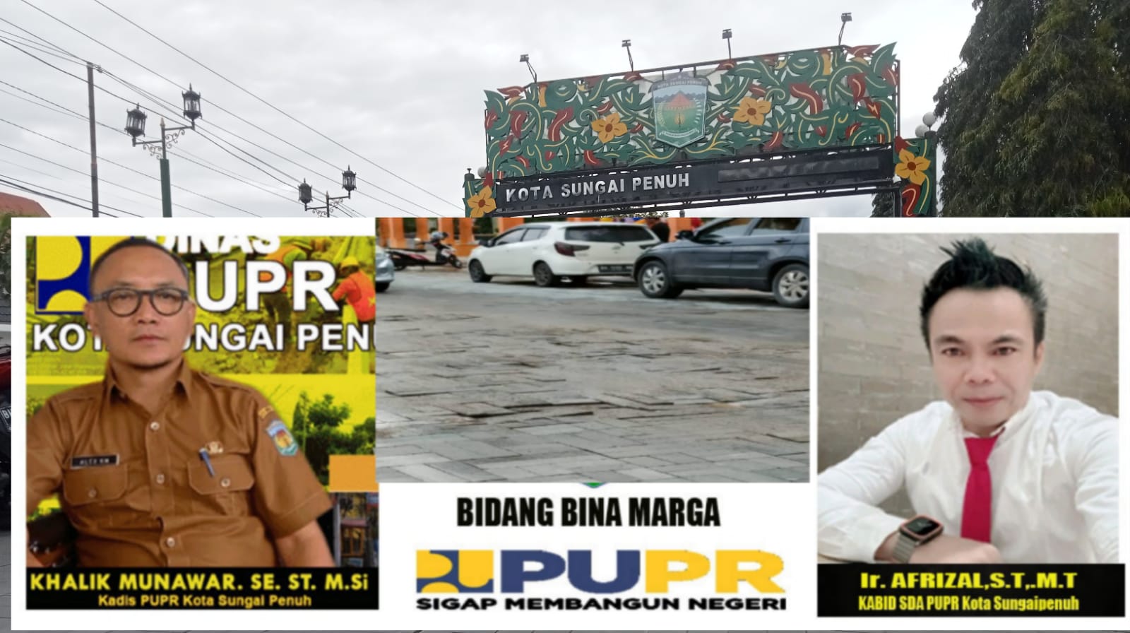 APH Diminta Usut Tuntas Kabid Bina Marga Dan Kadis PUPR Kota Sungai Penuh Soal Jalan Depan Gedung Nasional