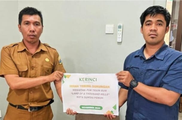Wisata Olah Raga Kota Sungai Penuh Diperkuat PT Kerinci Merangin Hidro Dukung Fun Trail Run 2025