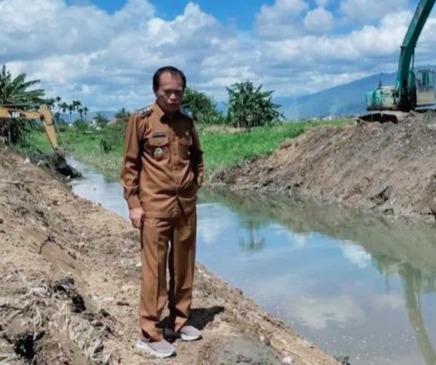 Wawako Azhar Hamzah Tinjau Normalisasi Sungai Batang Merao dan Sungai Bungkal