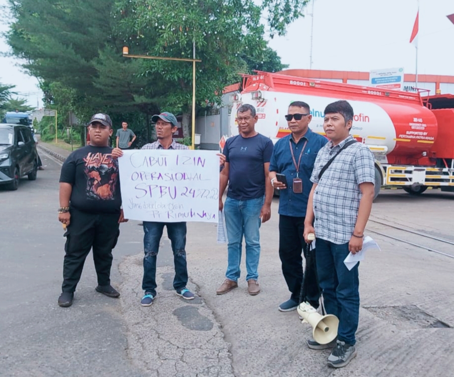 GERAM Jambi Geruduk Pertamina Kasang! Ismail dan Rukman Ledakkan Protes Soal BBM Subsidi