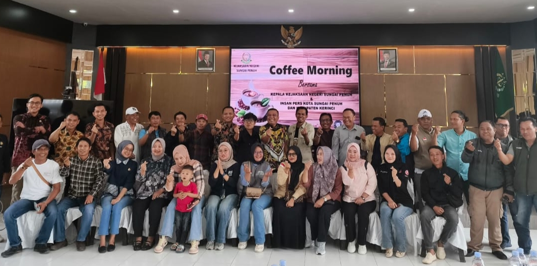 Kejari Sungaipenuh Gelar Coffee Morning dengan Insan Pers
