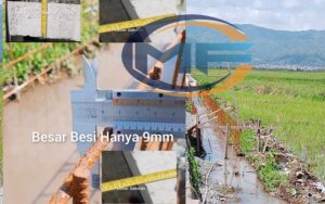 PT WIKA Pembesian Saluran Coran Saluran Bermasalah di Wilayah Koto Tebat Kabupaten Kerinci