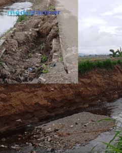 Proyek Normalisasi PT WIKA Picu Longsor di Cangking, Warga Desak BWSS VI Segera Turun Lapangan