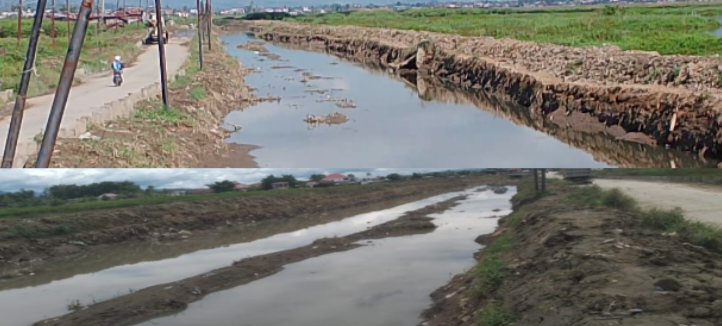 Pekerjaan Normalisasi Sungai Bungkal Diduga Tak Sesuai Standar