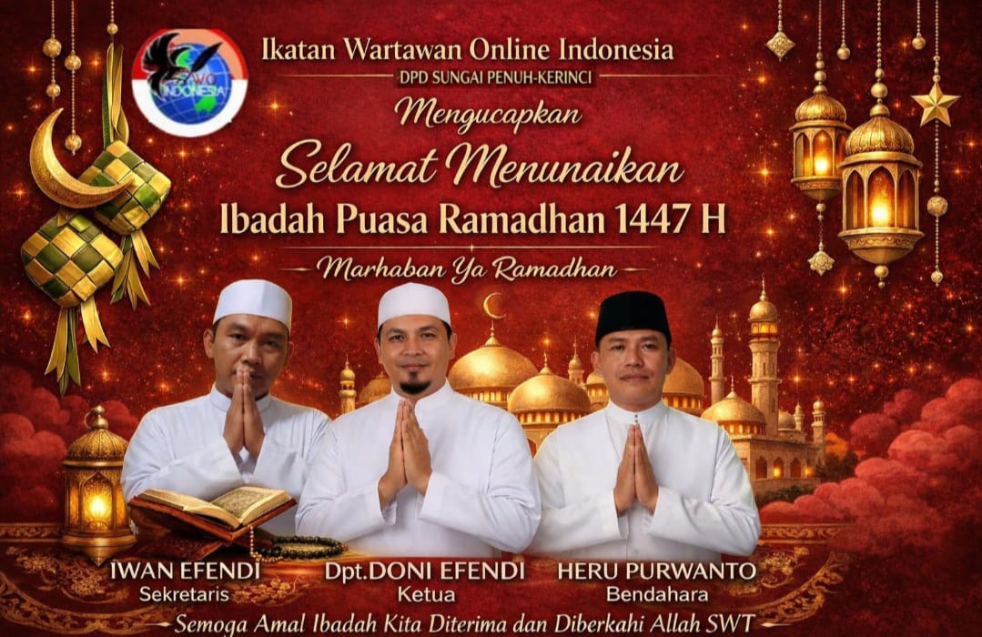 DPD IWOI Sungai Penuh–Kerinci Ucapkan Selamat Menjalankan Ibadah Puasa Ramadhan 1447 H