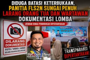 Orang Tua & Wartawan Dilarang Dokumentasi FLS2N , Ketua IWOI Soroti Dugaan Minim Transparansi