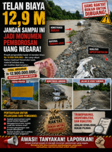 Jadi Sorotan Tajam, Proyek Tanggul Rp12,9 Miliar di Sungai Batang Merao