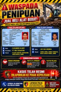 Transaksi Ekskavator Mandek 7 Bulan, Warga Sungai Penuh Tempuh Jalur Hukum