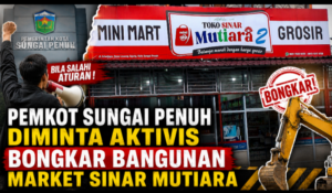 Pemkot Sungai Penuh Diminta Aktivis Bongkar Bangunan Market Sinar Mutiara Bila Salahi Aturan