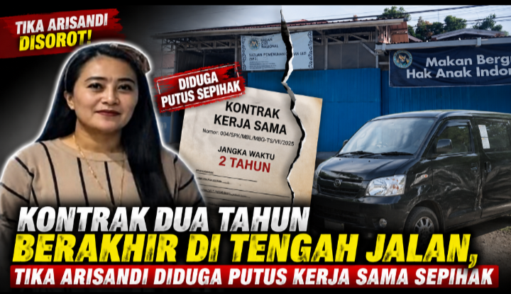 Kontrak Dua Tahun Berakhir di Tengah Jalan, Tika Arisandi Diduga Putus Kerja Sama Sepihak