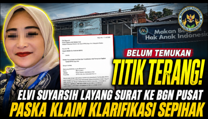 Belum Temukan Titik Terang, Elvi Suyarsih Layang Surat ke BGN Pusat Paska Klaim Klarifikasi Sepihak