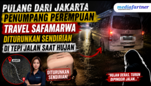 Pulang dari Jakarta, Penumpang Perempuan Travel Safamarwa Diturunkan Sendirian di Tepi Jalan Saat Hujan