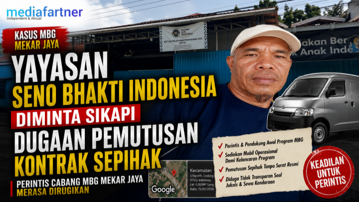 Yayasan Seno Bhakti Indonesia Diminta Sikapi Dugaan Pemutusan Kontrak Sepihak, Perintis Cabang MBG Mekar Jaya Merasa Dirugikan