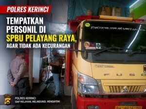 Polres Kerinci Awasi SPBU Pelayang Raya, Dugaan Penyimpangan Penyaluran BBM Subsidi Mencuat