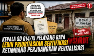 Kepala SD 014/XI Pelayang Raya Disorot, Lebih Prioritaskan Sertifikasi Ketimbang Perjuangkan Revitalisasi