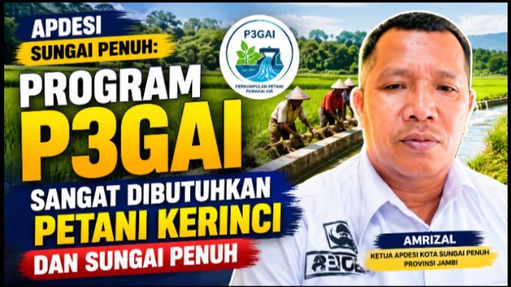 APDESI Sungai Penuh: Program P3GAI Sangat Dibutuhkan Petani Kerinci dan Sungai Penuh